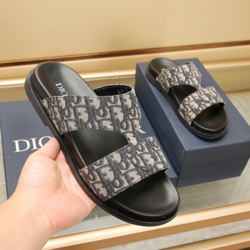 Replica Christian Dior Slippers For Men #1237213 $72.00 USD for Wholesale