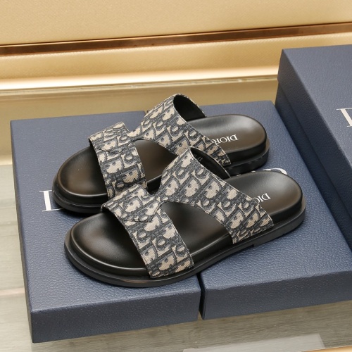 Replica Christian Dior Slippers For Men #1237213 $72.00 USD for Wholesale