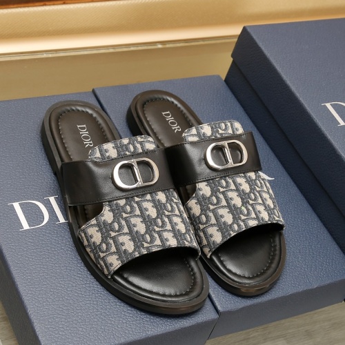 Christian Dior Slippers For Men #1237215 $72.00 USD, Wholesale Replica Christian Dior Slippers