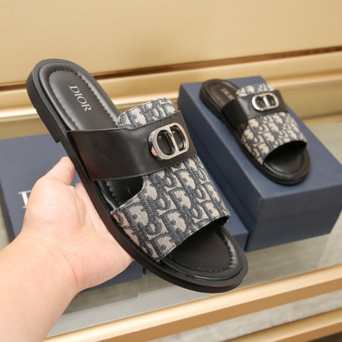 Replica Christian Dior Slippers For Men #1237215 $72.00 USD for Wholesale