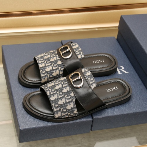 Replica Christian Dior Slippers For Men #1237215 $72.00 USD for Wholesale