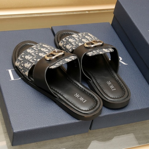 Replica Christian Dior Slippers For Men #1237215 $72.00 USD for Wholesale