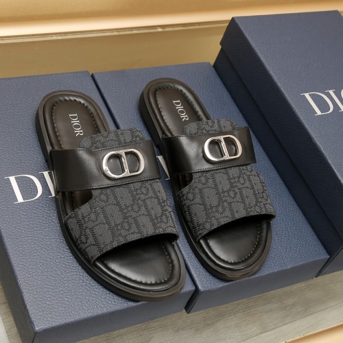 Christian Dior Slippers For Men #1237216 $72.00 USD, Wholesale Replica Christian Dior Slippers