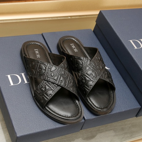 Christian Dior Slippers For Men #1237217 $72.00 USD, Wholesale Replica Christian Dior Slippers