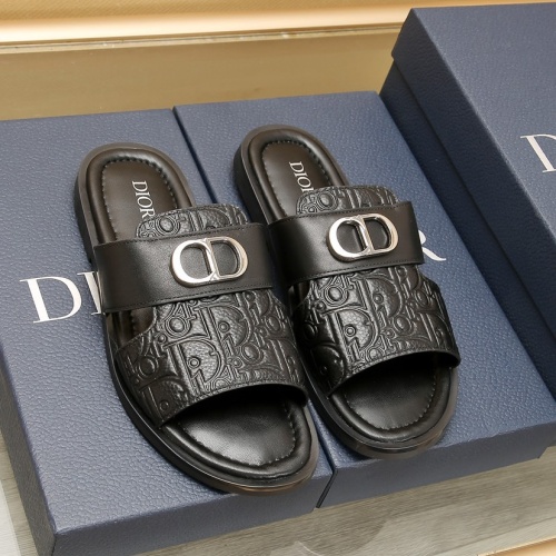 Christian Dior Slippers For Men #1237218 $72.00 USD, Wholesale Replica Christian Dior Slippers