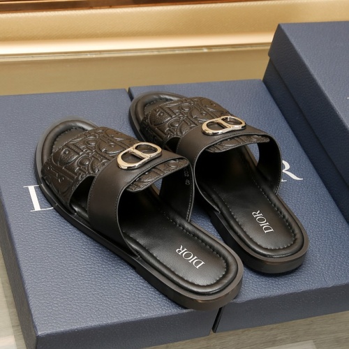 Replica Christian Dior Slippers For Men #1237218 $72.00 USD for Wholesale