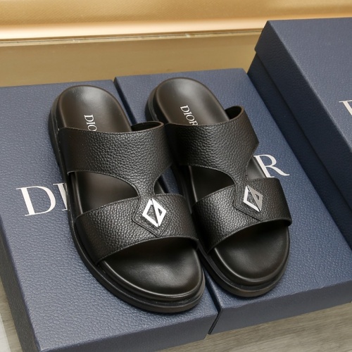 Christian Dior Slippers For Men #1237220 $72.00 USD, Wholesale Replica Christian Dior Slippers