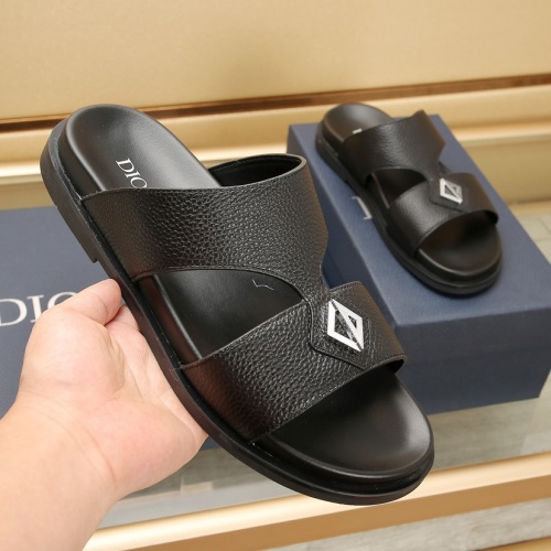 Replica Christian Dior Slippers For Men #1237220 $72.00 USD for Wholesale