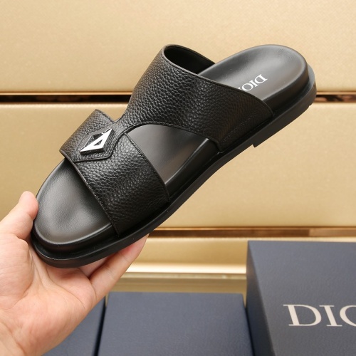 Replica Christian Dior Slippers For Men #1237220 $72.00 USD for Wholesale