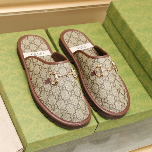 Gucci Slippers For Men #1237238 $76.00 USD, Wholesale Replica Gucci Slippers