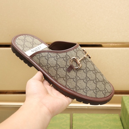 Replica Gucci Slippers For Men #1237238 $76.00 USD for Wholesale