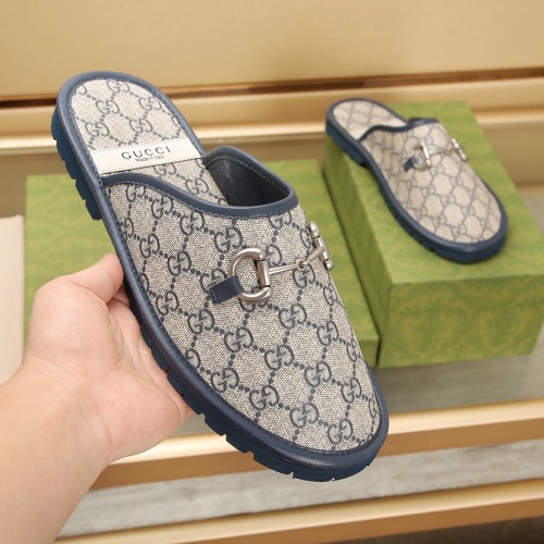 Replica Gucci Slippers For Men #1237239 $76.00 USD for Wholesale