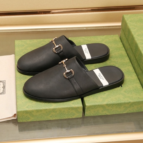 Replica Gucci Slippers For Men #1237241 $80.00 USD for Wholesale