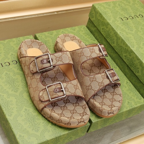 Gucci Slippers For Men #1237242 $72.00 USD, Wholesale Replica Gucci Slippers