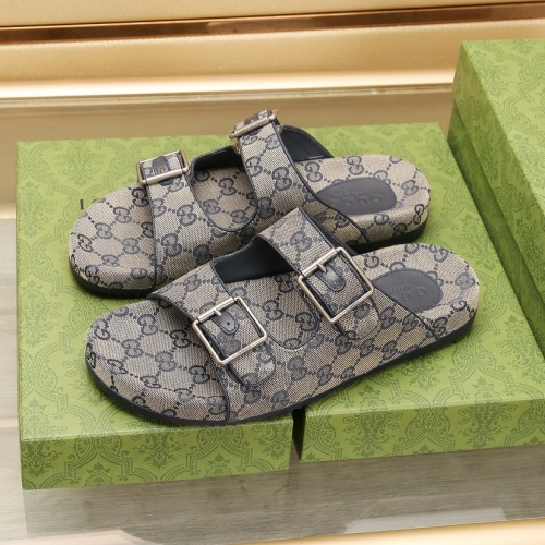 Replica Gucci Slippers For Men #1237243 $72.00 USD for Wholesale