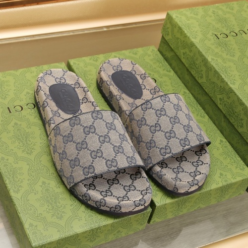 Gucci Slippers For Men #1237247 $72.00 USD, Wholesale Replica Gucci Slippers