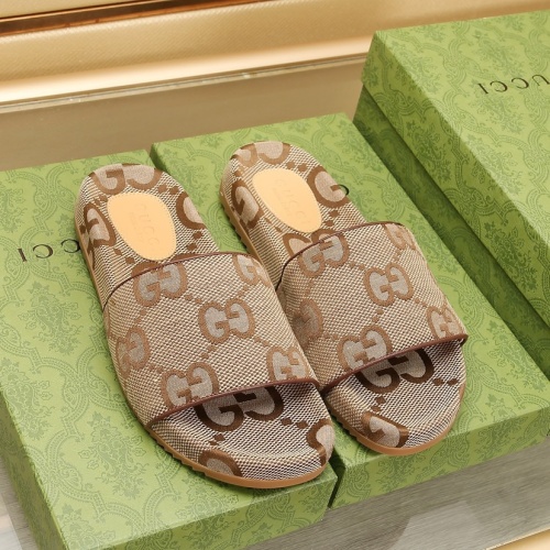 Gucci Slippers For Men #1237249 $72.00 USD, Wholesale Replica Gucci Slippers