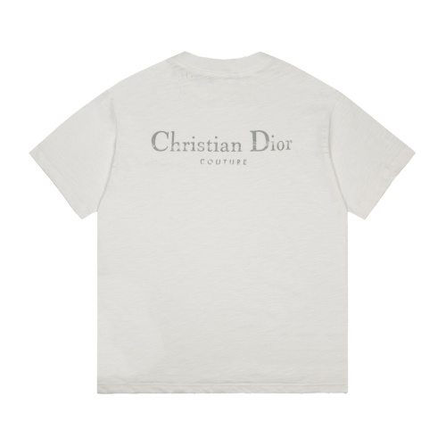 Replica Christian Dior T-Shirts Short Sleeved For Unisex #1237253 $42.00 USD for Wholesale