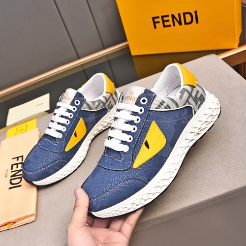 Replica Fendi Casual Shoes For Men #1237261 $80.00 USD for Wholesale