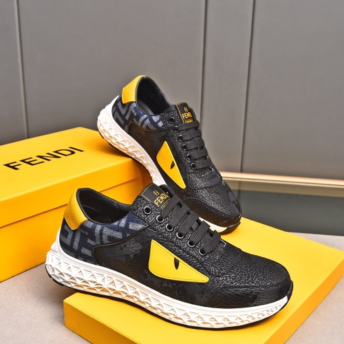 Replica Fendi Casual Shoes For Men #1237262 $80.00 USD for Wholesale