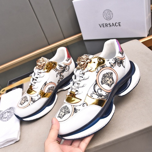 Versace Casual Shoes For Men #1237268 $82.00 USD, Wholesale Replica Versace Casual Shoes