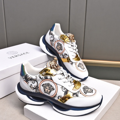 Replica Versace Casual Shoes For Men #1237268 $82.00 USD for Wholesale