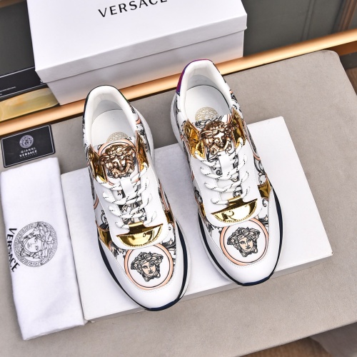 Replica Versace Casual Shoes For Men #1237268 $82.00 USD for Wholesale