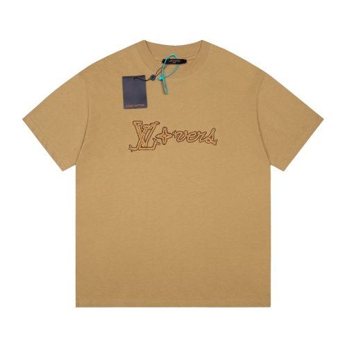 Louis Vuitton LV T-Shirts Short Sleeved For Unisex #1237281 $42.00 USD, Wholesale Replica Louis Vuitton LV T-Shirts