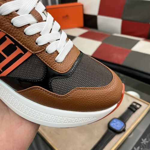 Replica Hermes Casual Shoes For Men #1237299 $98.00 USD for Wholesale