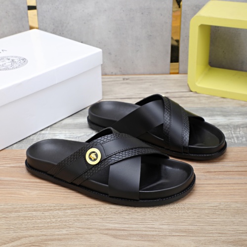 Versace Slippers For Men #1237303 $56.00 USD, Wholesale Replica Versace Slippers