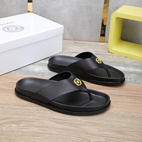 Versace Slippers For Men #1237304 $56.00 USD, Wholesale Replica Versace Slippers