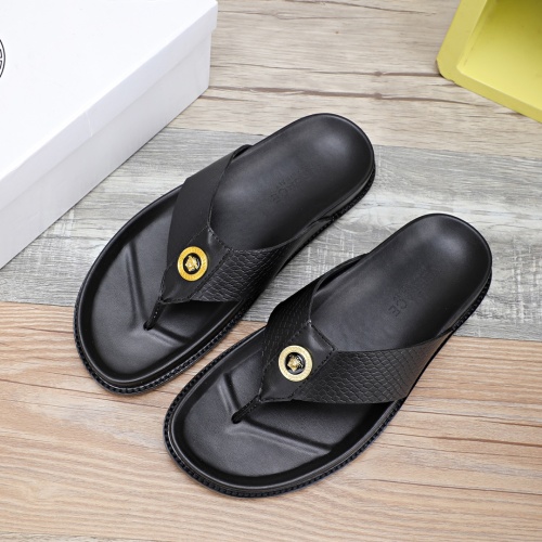 Replica Versace Slippers For Men #1237304 $56.00 USD for Wholesale