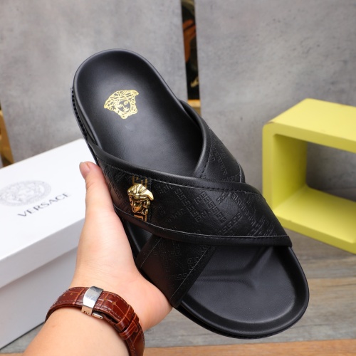 Replica Versace Slippers For Men #1237307 $56.00 USD for Wholesale