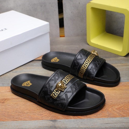 Versace Slippers For Men #1237308 $56.00 USD, Wholesale Replica Versace Slippers