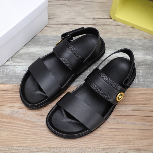 Replica Versace Sandal For Men #1237310 $56.00 USD for Wholesale