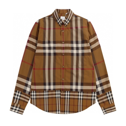 Burberry Shirts Long Sleeved For Unisex #1237313 $72.00 USD, Wholesale Replica Burberry Shirts