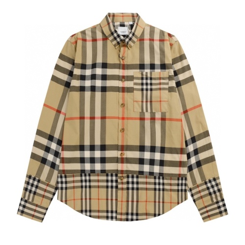 Burberry Shirts Long Sleeved For Unisex #1237314 $72.00 USD, Wholesale Replica Burberry Shirts