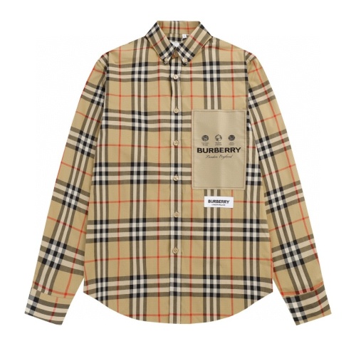 Burberry Shirts Long Sleeved For Unisex #1237316 $68.00 USD, Wholesale Replica Burberry Shirts