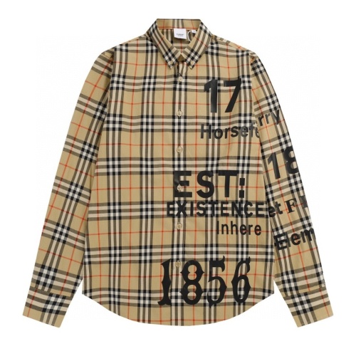 Burberry Shirts Long Sleeved For Unisex #1237318 $68.00 USD, Wholesale Replica Burberry Shirts