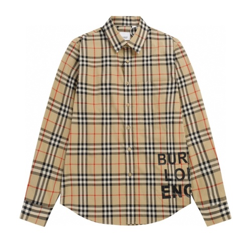 Burberry Shirts Long Sleeved For Unisex #1237320 $64.00 USD, Wholesale Replica Burberry Shirts