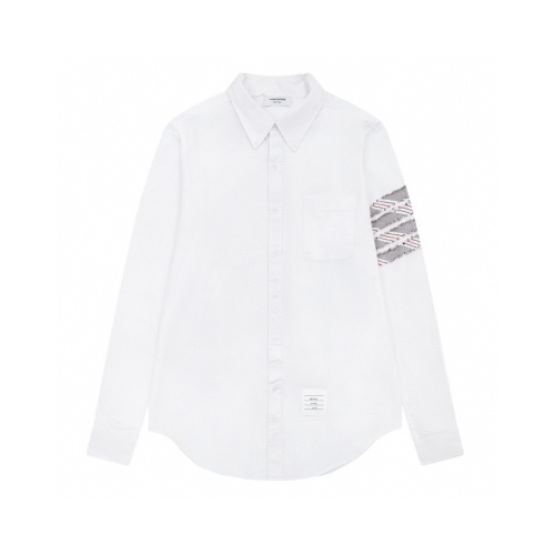 Thom Browne TB Shirts Long Sleeved For Unisex #1237323 $56.00 USD, Wholesale Replica Thom Browne TB Shirts