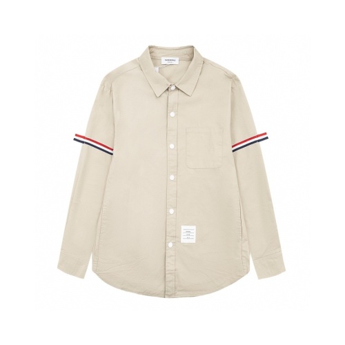 Thom Browne TB Shirts Long Sleeved For Unisex #1237328 $64.00 USD, Wholesale Replica Thom Browne TB Shirts