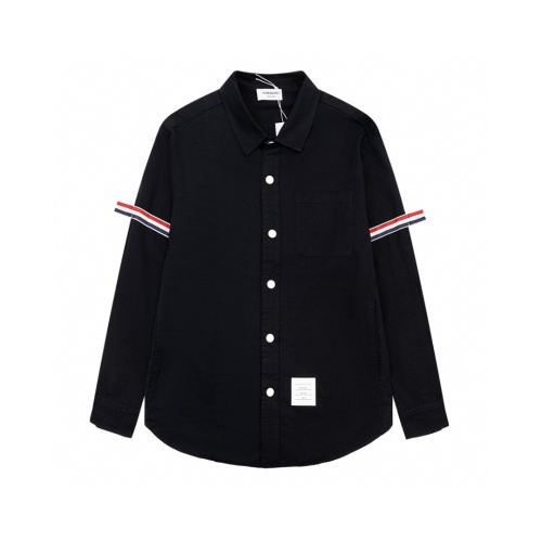 Thom Browne TB Shirts Long Sleeved For Unisex #1237329 $64.00 USD, Wholesale Replica Thom Browne TB Shirts