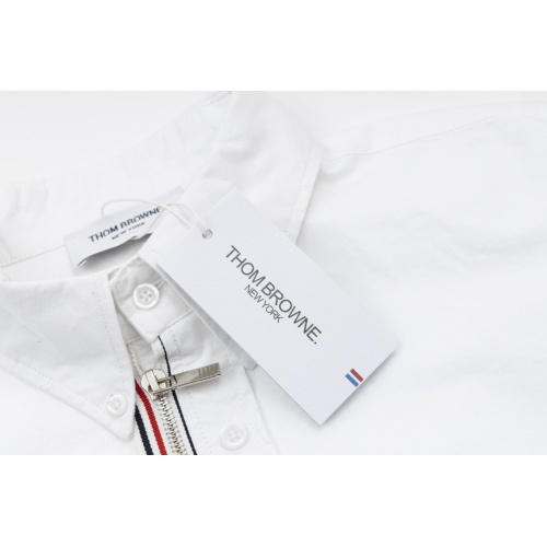 Replica Thom Browne TB Shirts Long Sleeved For Unisex #1237330 $60.00 USD for Wholesale