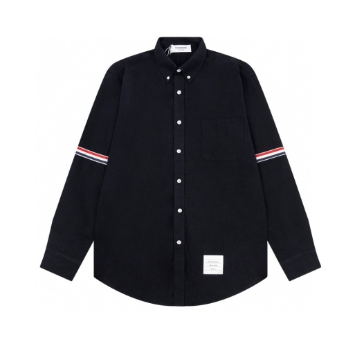 Thom Browne TB Shirts Long Sleeved For Unisex #1237332 $56.00 USD, Wholesale Replica Thom Browne TB Shirts