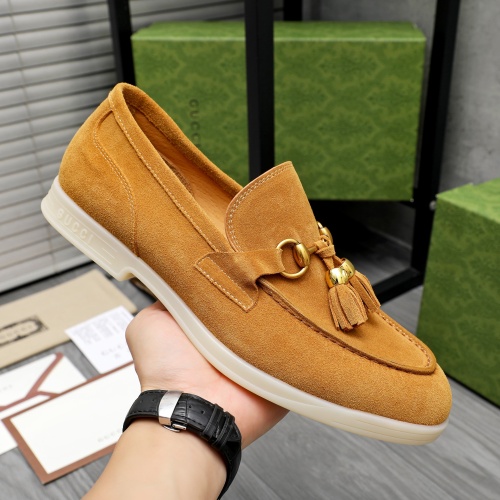 Replica Gucci Oxfords Shoes For Men #1237333 $115.00 USD for Wholesale