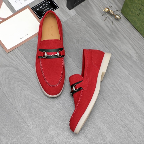 Replica Gucci Oxfords Shoes For Men #1237343 $115.00 USD for Wholesale