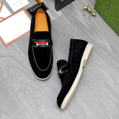 Replica Gucci Oxfords Shoes For Men #1237345 $115.00 USD for Wholesale