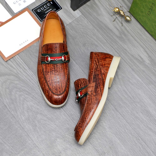 Replica Gucci Oxfords Shoes For Men #1237346 $115.00 USD for Wholesale