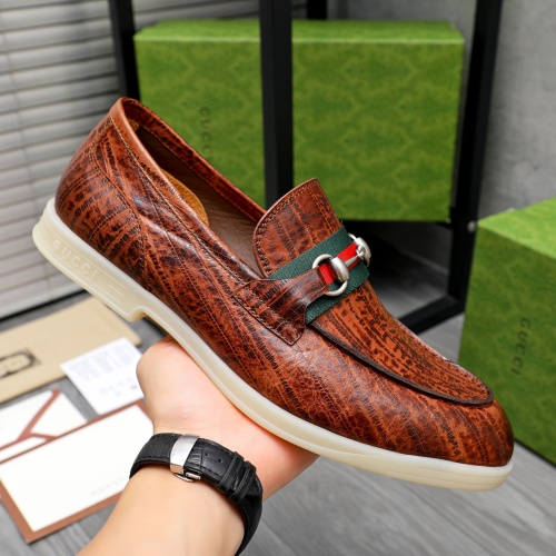 Replica Gucci Oxfords Shoes For Men #1237346 $115.00 USD for Wholesale